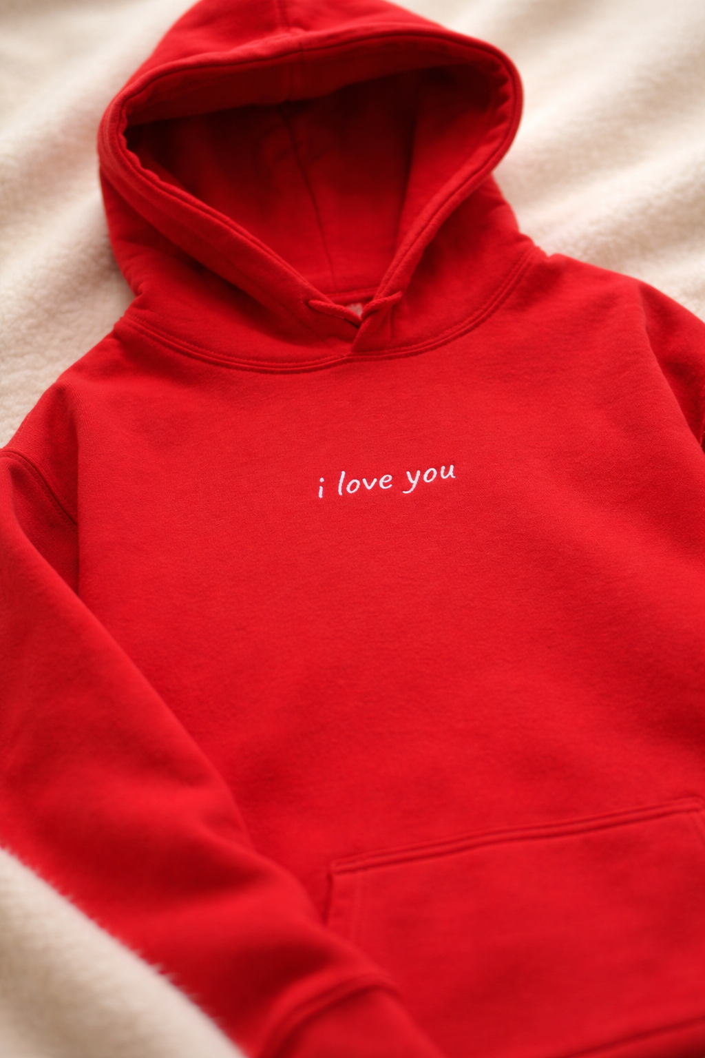 the "i love you" hoodie | colordrop edition