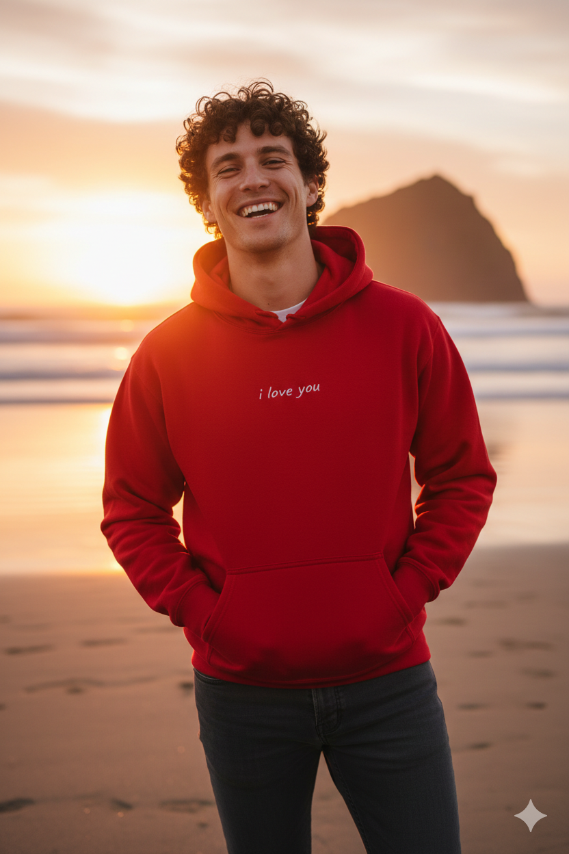 the "i love you" hoodie | colordrop edition